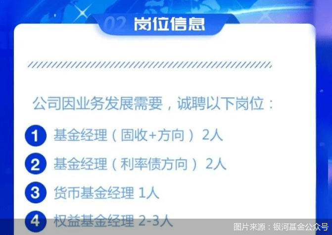 从行政岗到基金经理、研究总监<strong></p>
<p>银河基金</strong>，银河基金大举招兵买马所为何事