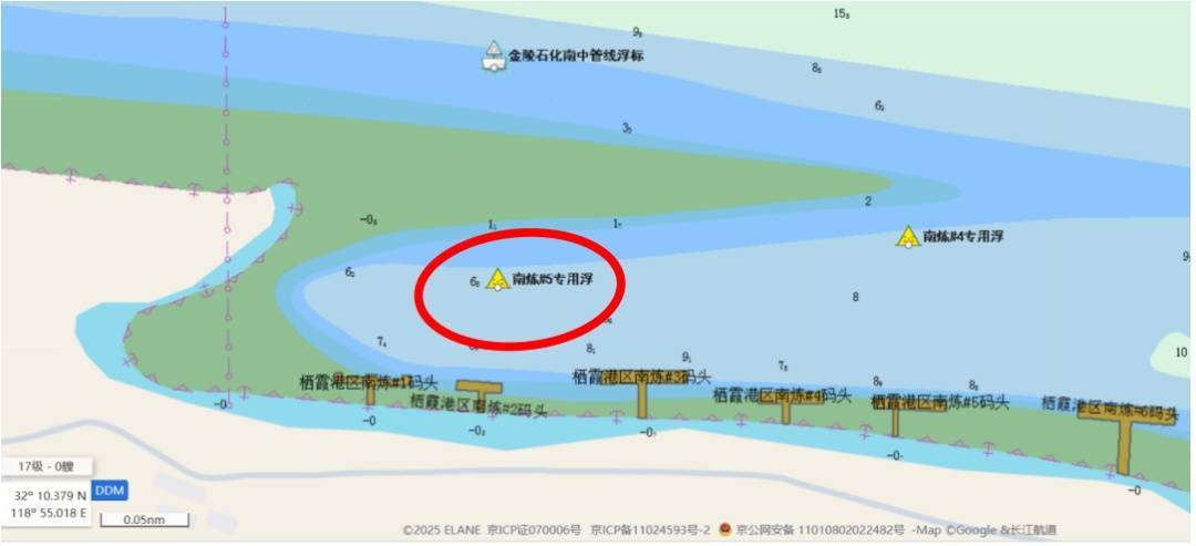 长江南京段水深异常<strong></p>
<p>币村网</strong>，江苏海事部门发布提醒