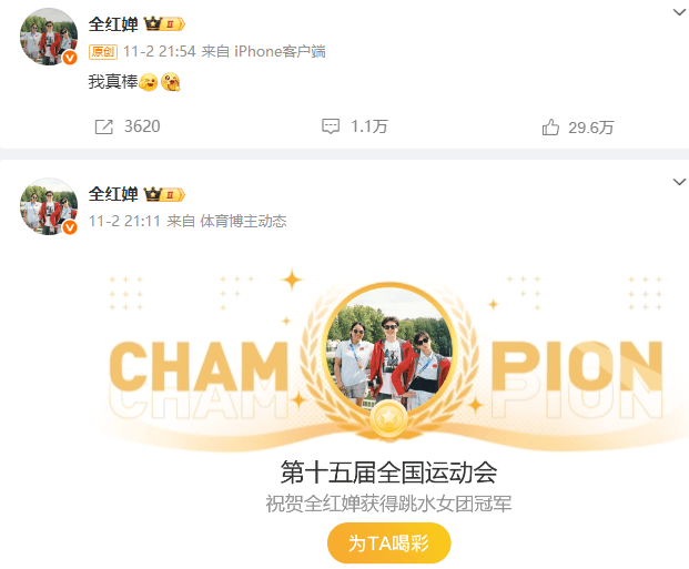 全红婵深夜发文:没有白走的路<strong></p>
<p>芬币</strong>,对错都是我的脚印