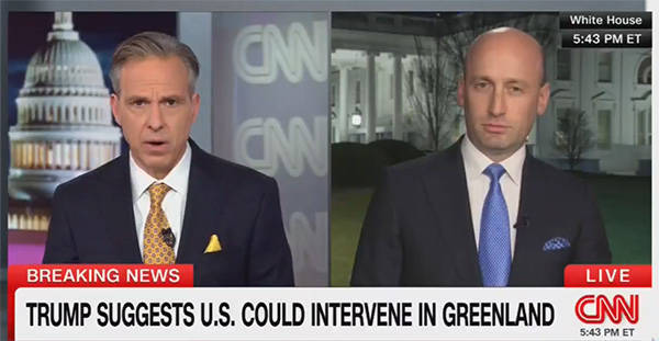 白宫办公厅副主任称：没人会为了格陵兰岛的未来与美国进行军事对抗